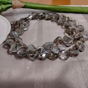 Glass beaded necklace